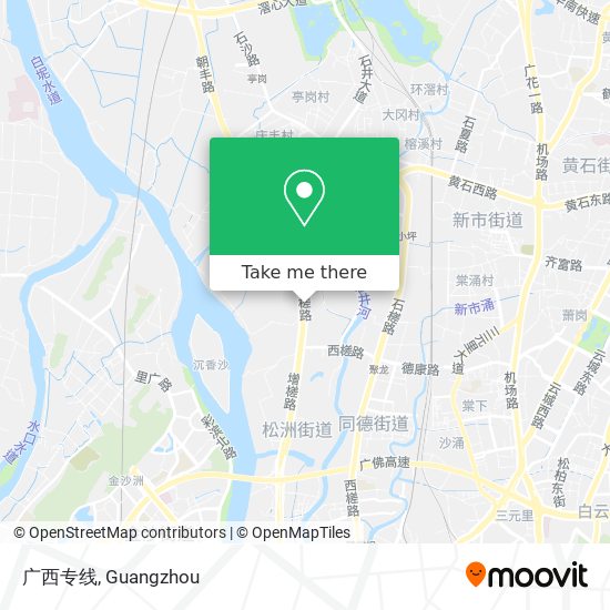 广西专线 map
