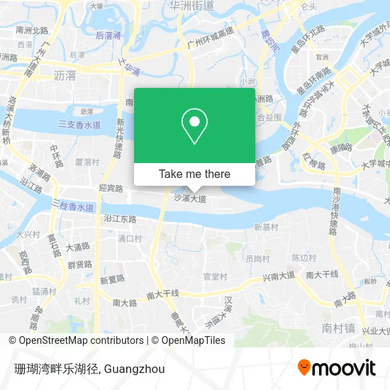珊瑚湾畔乐湖径 map