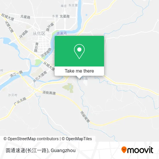 圆通速递(长江一路) map