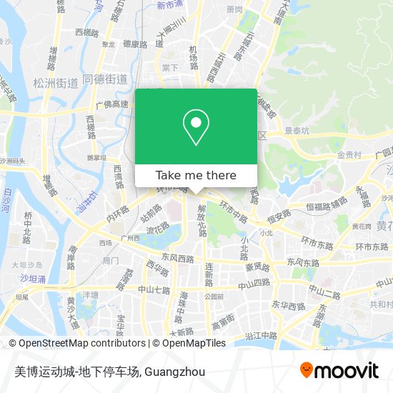 美博运动城-地下停车场 map