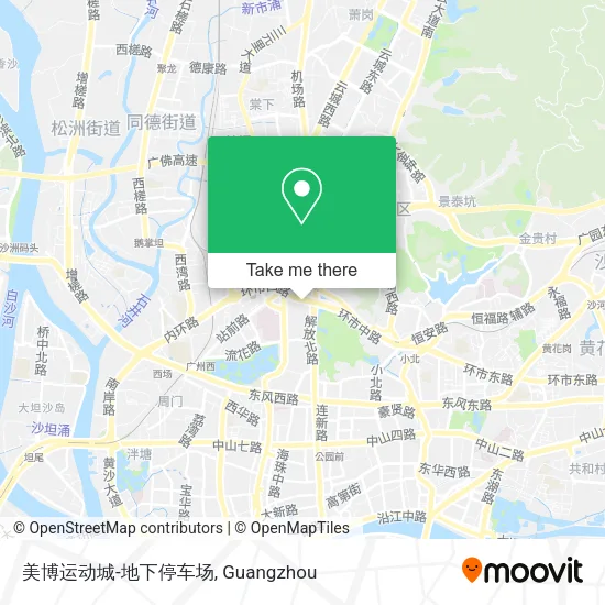 美博运动城-地下停车场 map