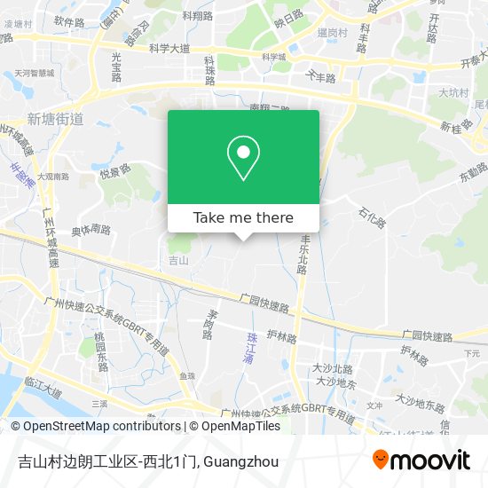 吉山村边朗工业区-西北1门 map