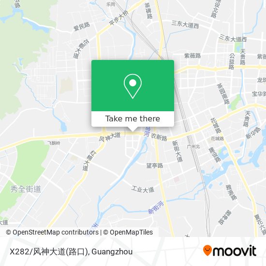 X282/风神大道(路口) map