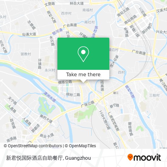 新君悦国际酒店自助餐厅 map
