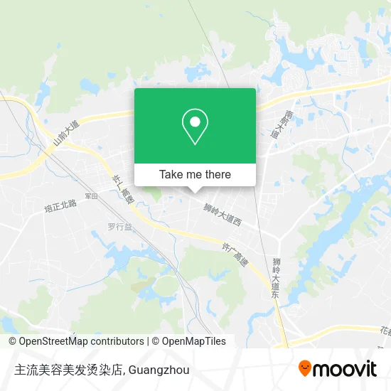主流美容美发烫染店 map