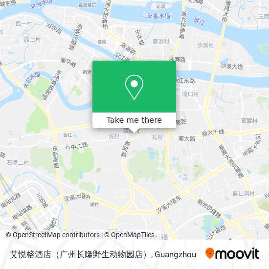 艾悦榕酒店（广州长隆野生动物园店） map