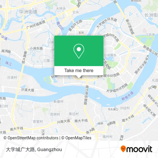 大学城广大路 map