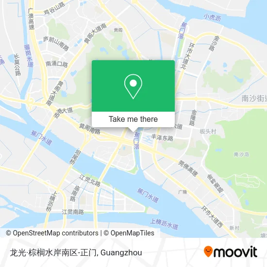 龙光·棕榈水岸南区-正门 map