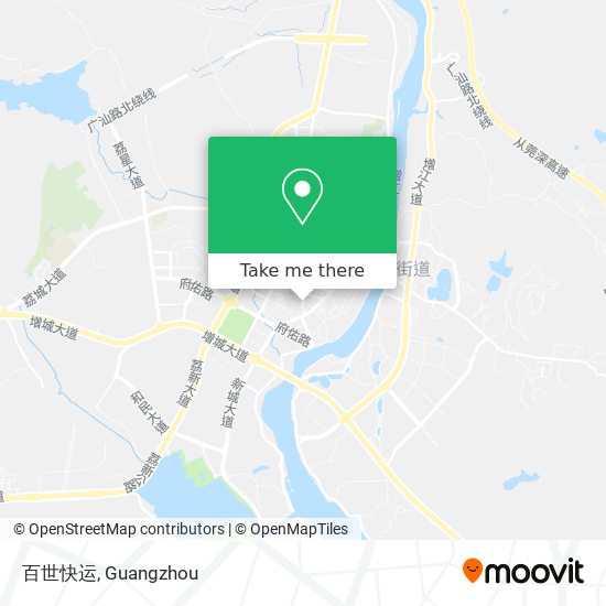 百世快运 map