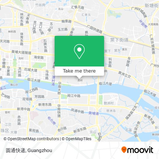 圆通快递 map