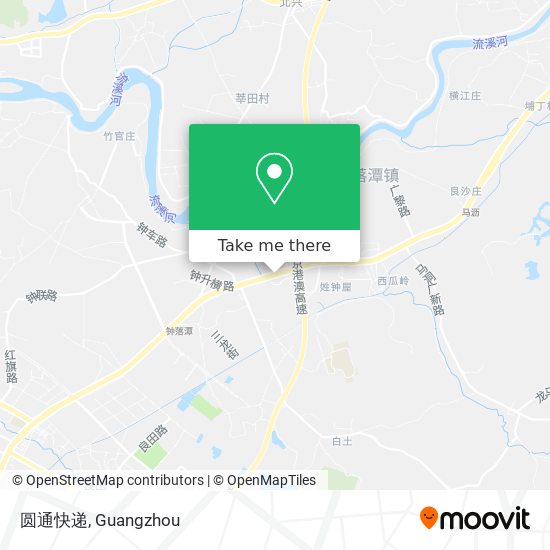 圆通快递 map