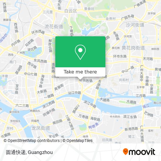 圆通快递 map