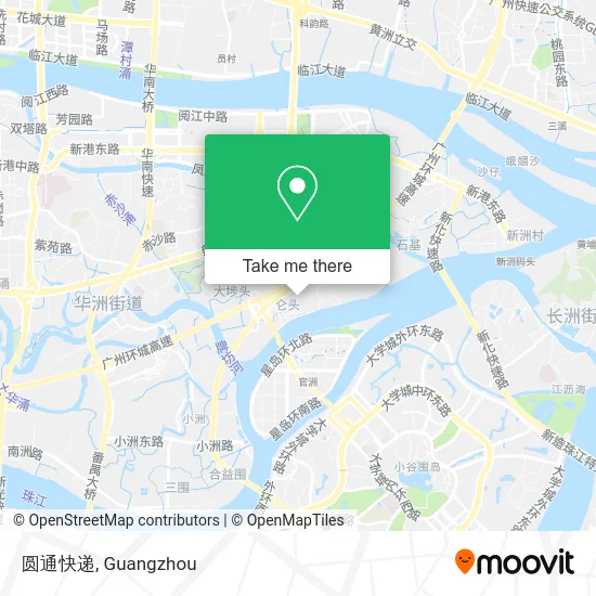 圆通快递 map