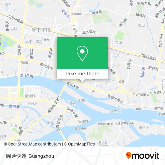 圆通快递 map