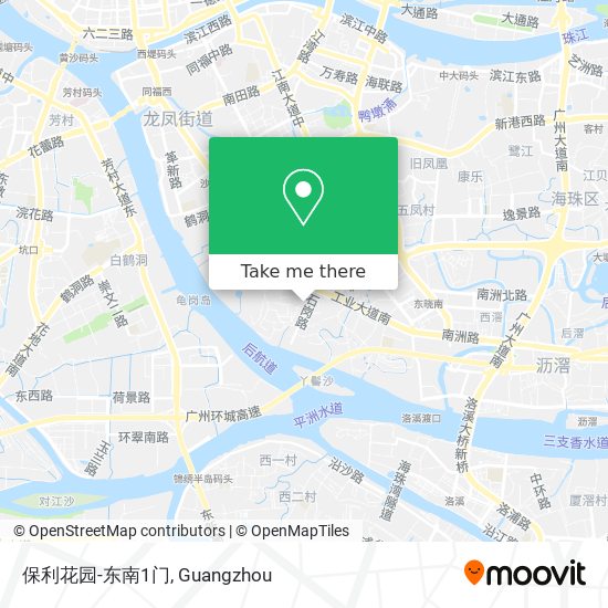 保利花园-东南1门 map