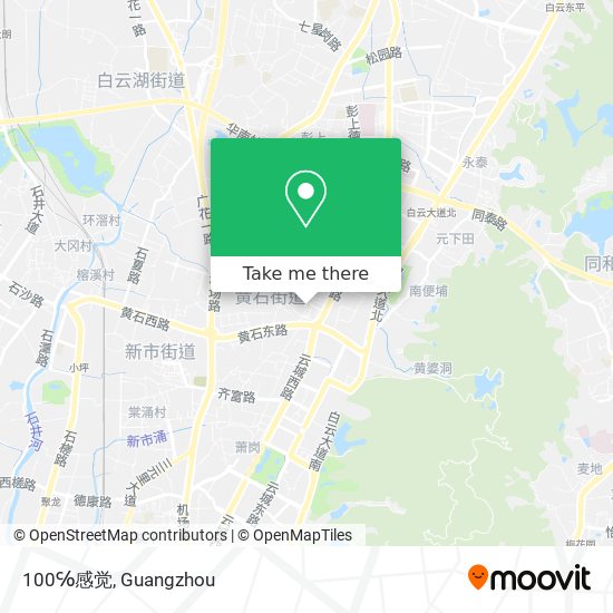 100℅感觉 map