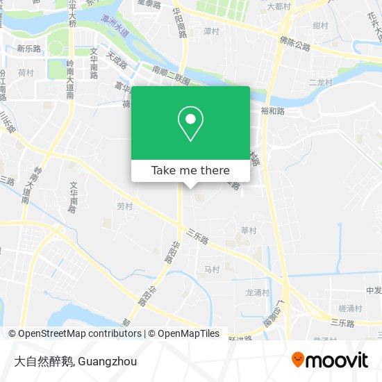大自然醉鹅 map