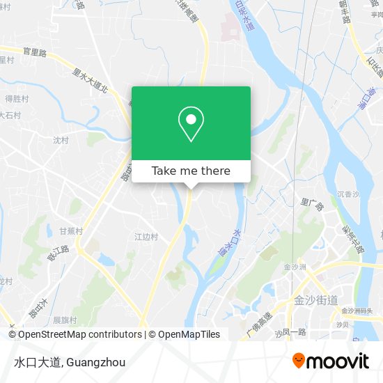 水口大道 map