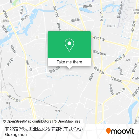 花22路(镜湖工业区总站-花都汽车城总站) map