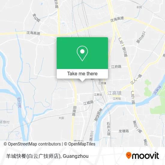 羊城快餐(白云广技师店) map