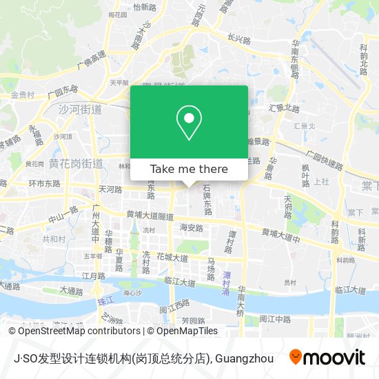 J·SO发型设计连锁机构(岗顶总统分店) map