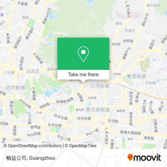 畅益公司 map