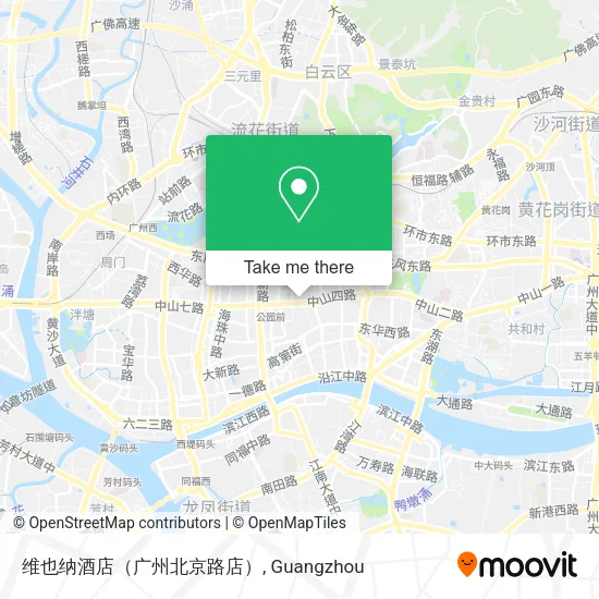 维也纳酒店（广州北京路店） map