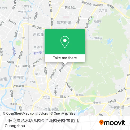 明日之星艺术幼儿园金兰花园分园-东北门 map