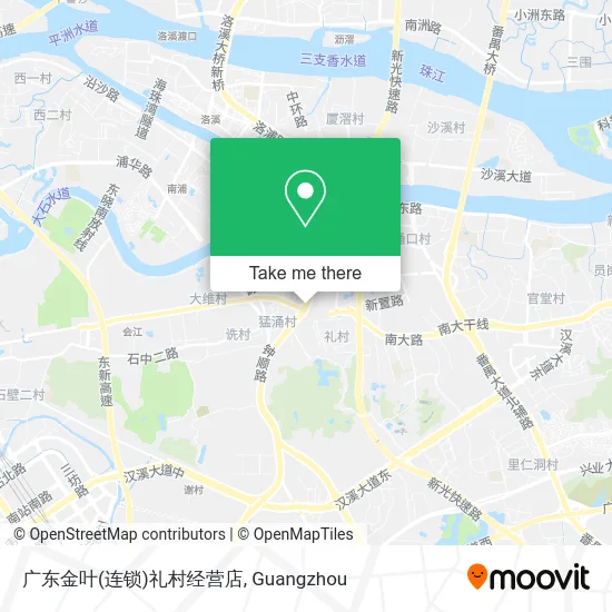 广东金叶(连锁)礼村经营店 map