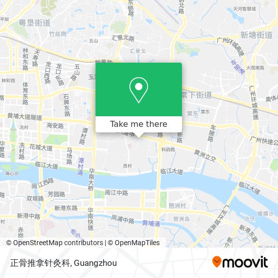 正骨推拿针灸科 map