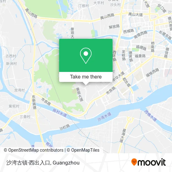 沙湾古镇-西出入口 map