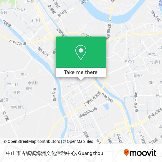中山市古镇镇海洲文化活动中心 map
