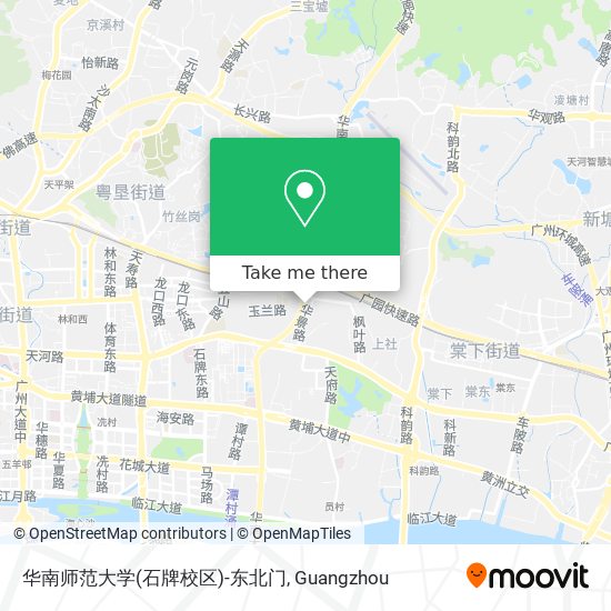 华南师范大学(石牌校区)-东北门 map