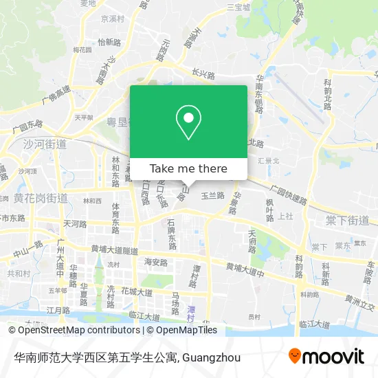 华南师范大学西区第五学生公寓 map