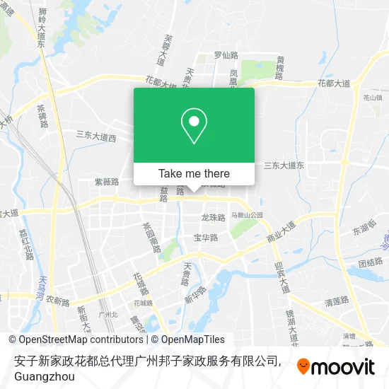 安子新家政花都总代理广州邦子家政服务有限公司 map