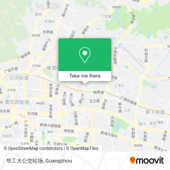 华工大公交站场 map