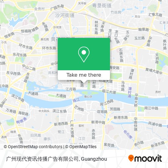 广州现代资讯传播广告有限公司 map