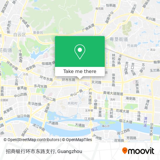 招商银行环市东路支行 map