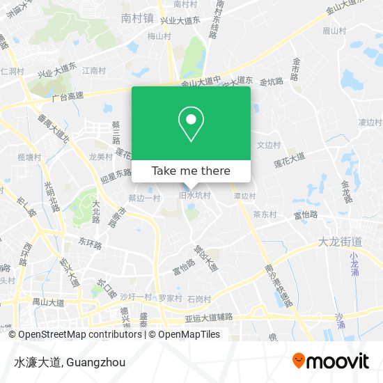 水濂大道 map