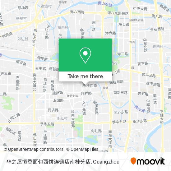 华之屋恒香面包西饼连锁店南桂分店 map