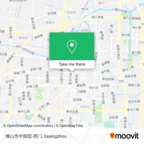 佛山市中医院-西门 map