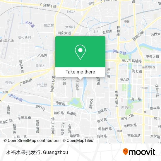 永福水果批发行 map