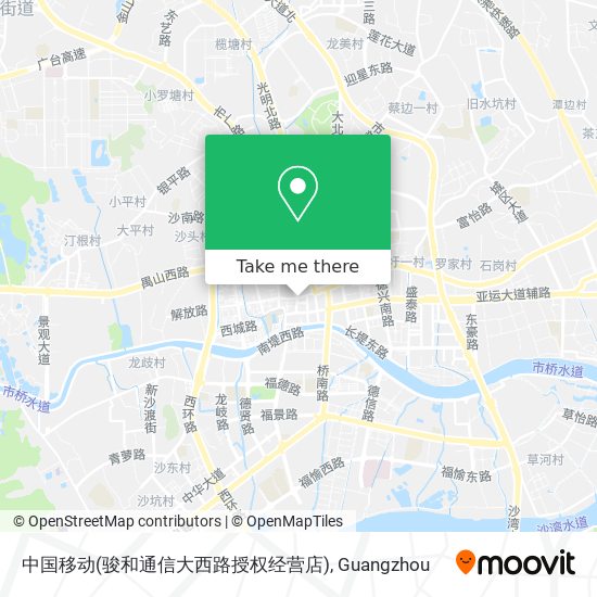 中国移动(骏和通信大西路授权经营店) map