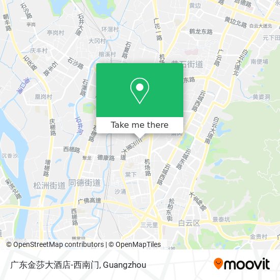 广东金莎大酒店-西南门 map