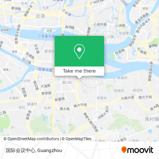 国际会议中心 map