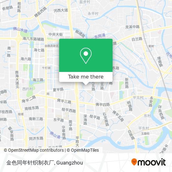金色同年针织制衣厂 map