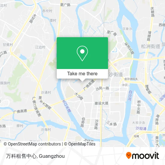 万科租售中心 map