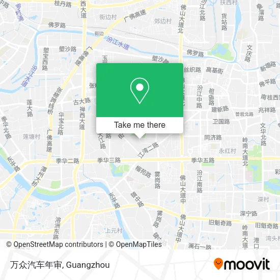 万众汽车年审 map