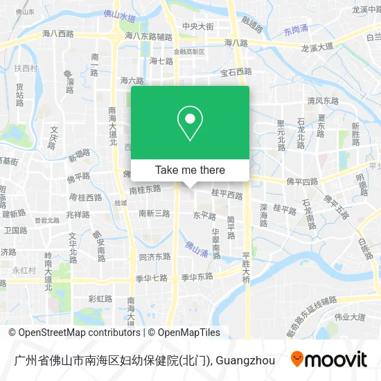 广州省佛山市南海区妇幼保健院(北门) map