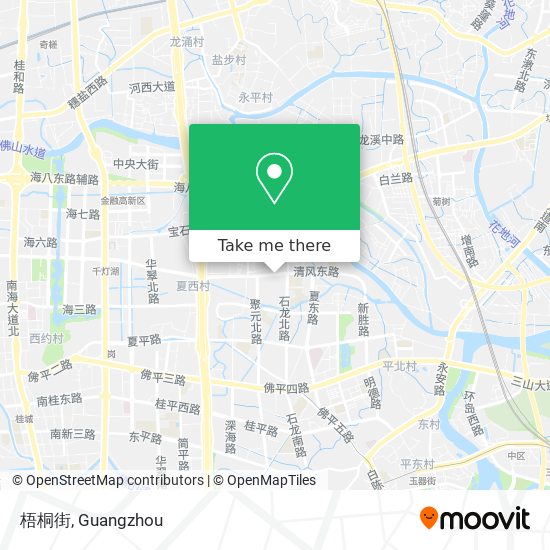 梧桐街 map